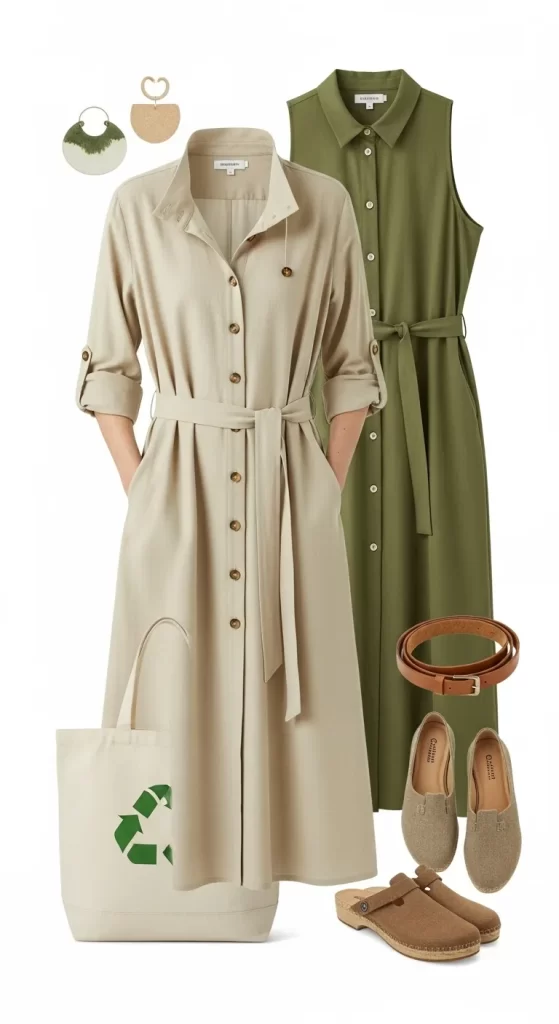 The Eco-Conscious Shirtdress