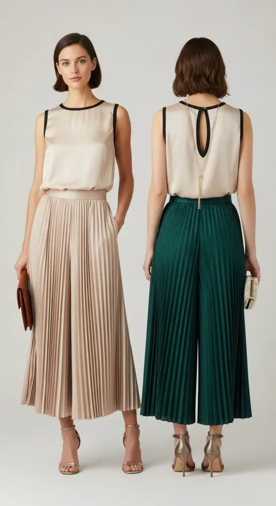 The Pleated Palazzo Pant