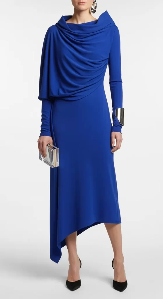  The Sculptural Drape Dress