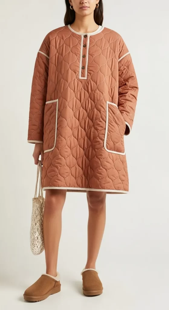 The Quilted Comfort Dress