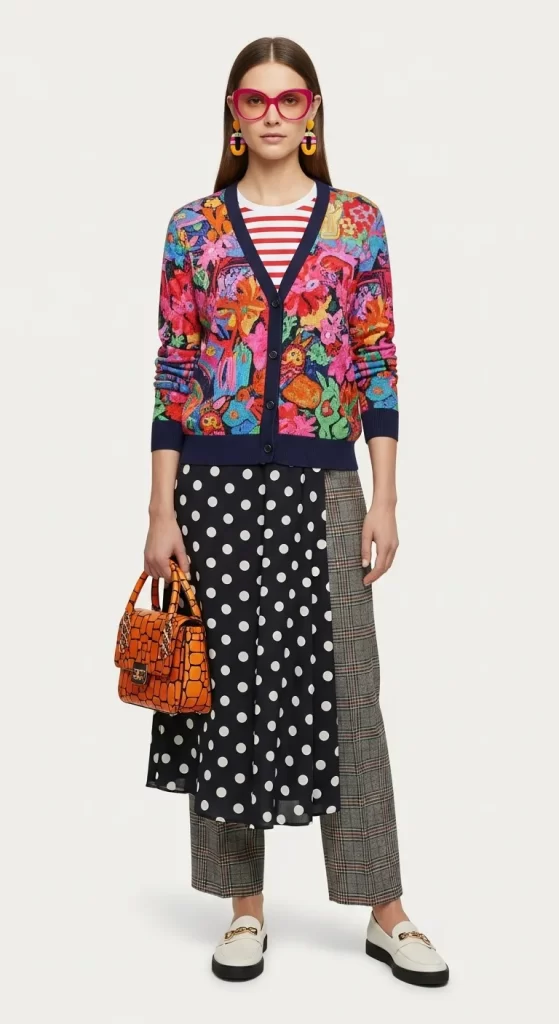 The Pop Art Garden Cardigan The Pop Art Garden Cardigan