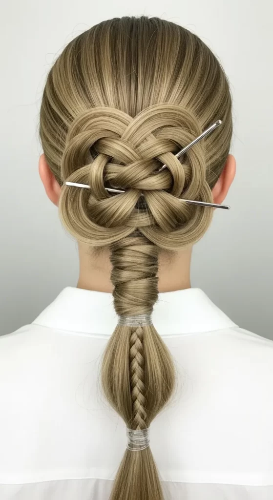 The Diamond Lattice Chignon The Diamond Lattice Chignon