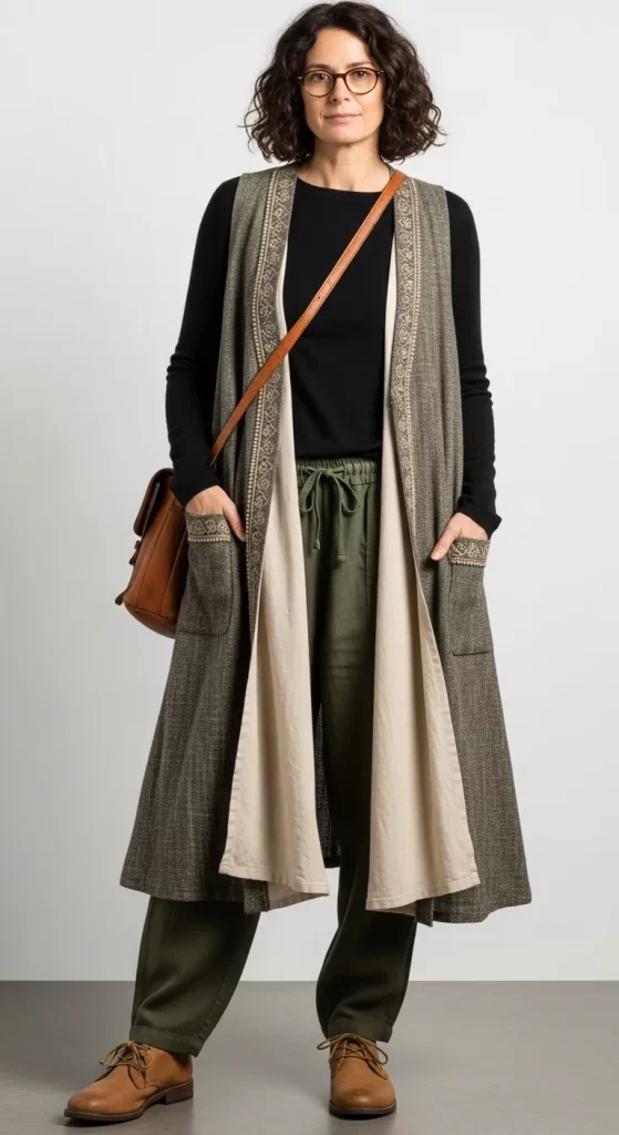 The Bohemian Longline Vest