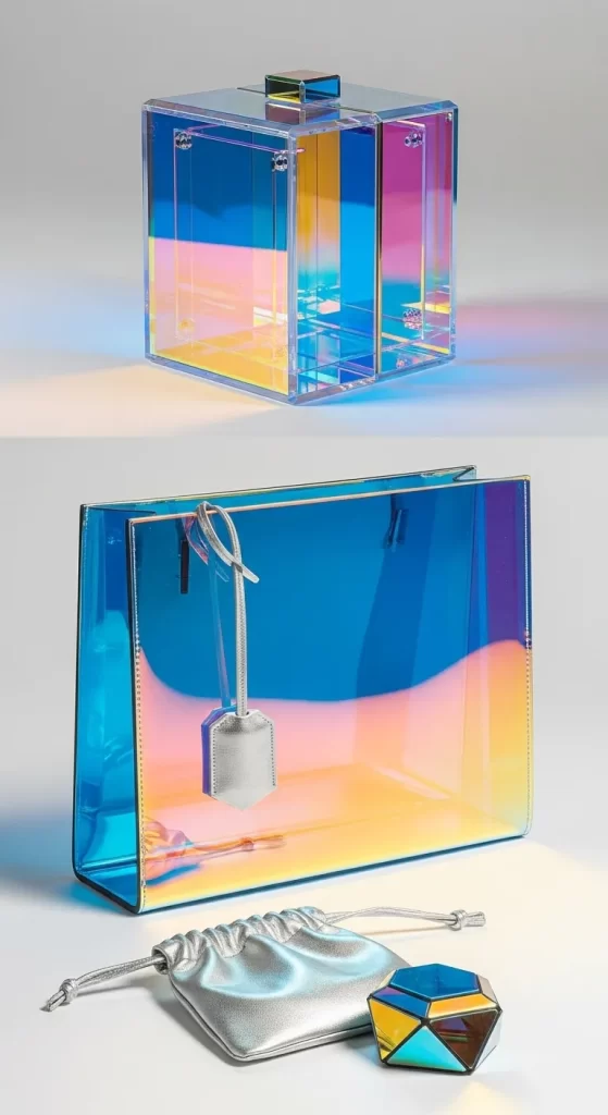 The Aurora Borealis Acrylic Tote