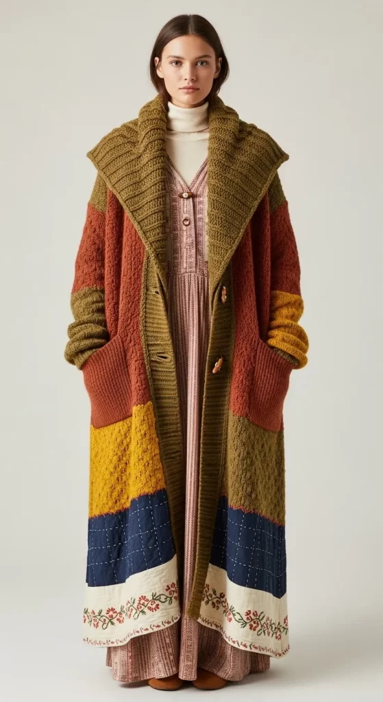 The Artisan's Patchwork Coatigan