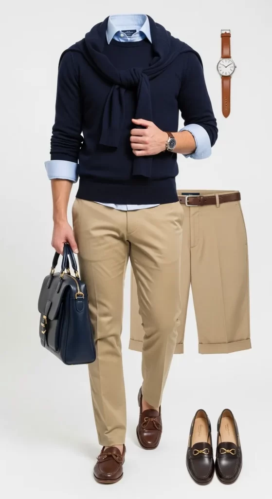 The Casual T-Shirt and Trousers Combo The Casual T-Shirt and Trousers Combo