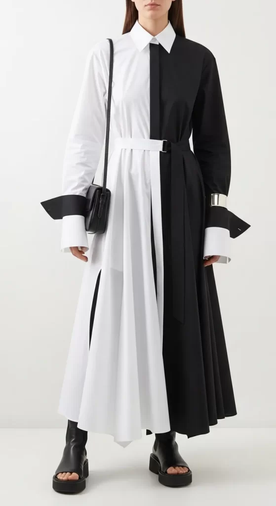 The Architectural Shirt Dress The Architectural Shirt Dress