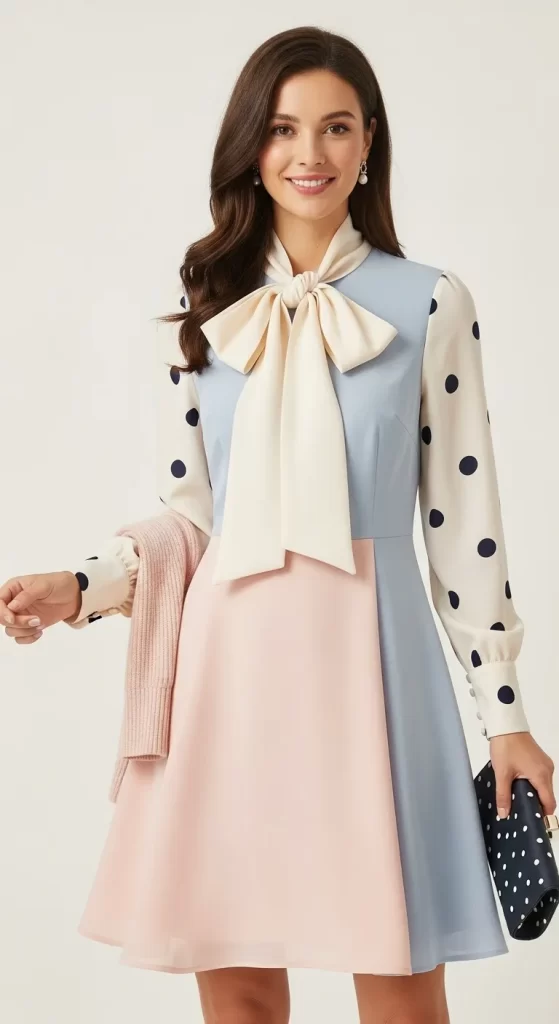 The Whimsical Color-Block Dress