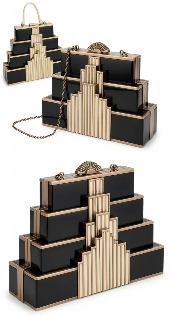 The Art Deco Metropolis Clutch