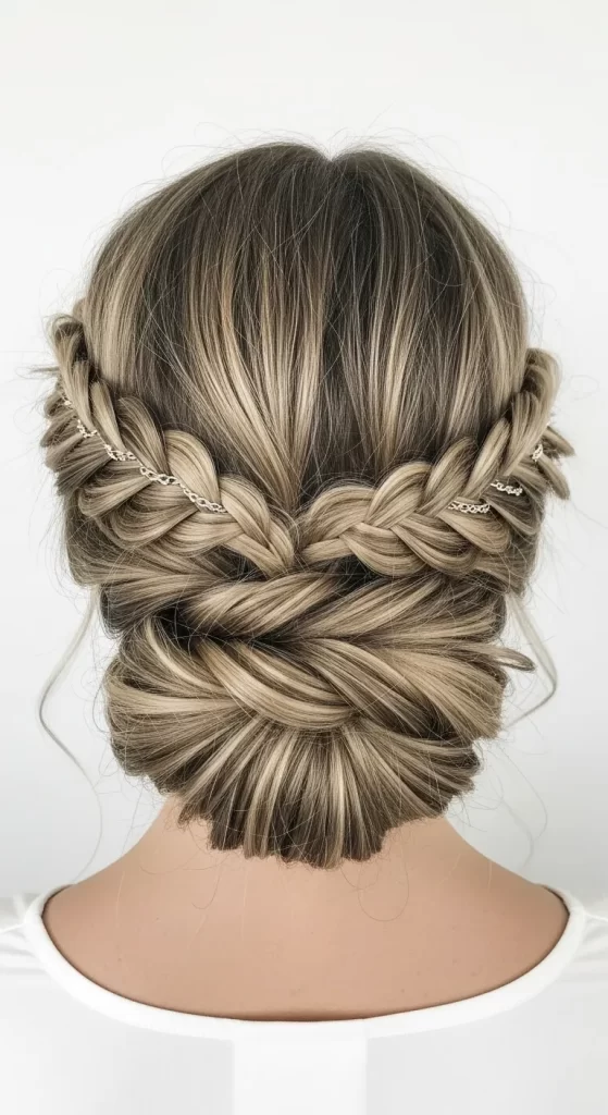 The Chain-Linked Crown Braid The Chain-Linked Crown Braid