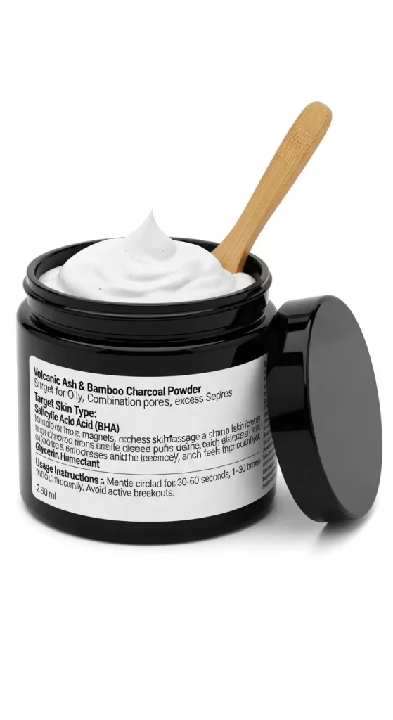 Volcanic Ash & Charcoal Purifying Scrub