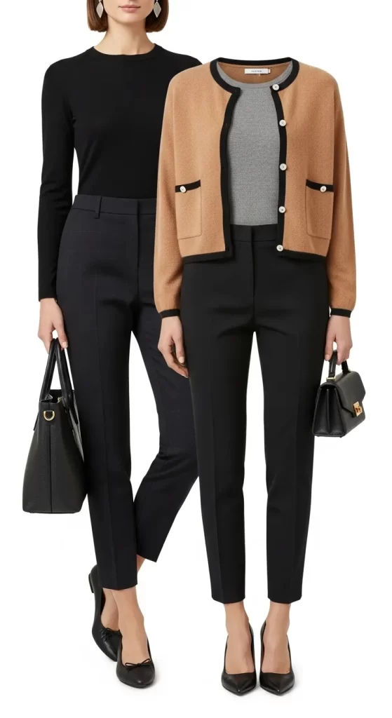 The Classic Cropped Cardigan