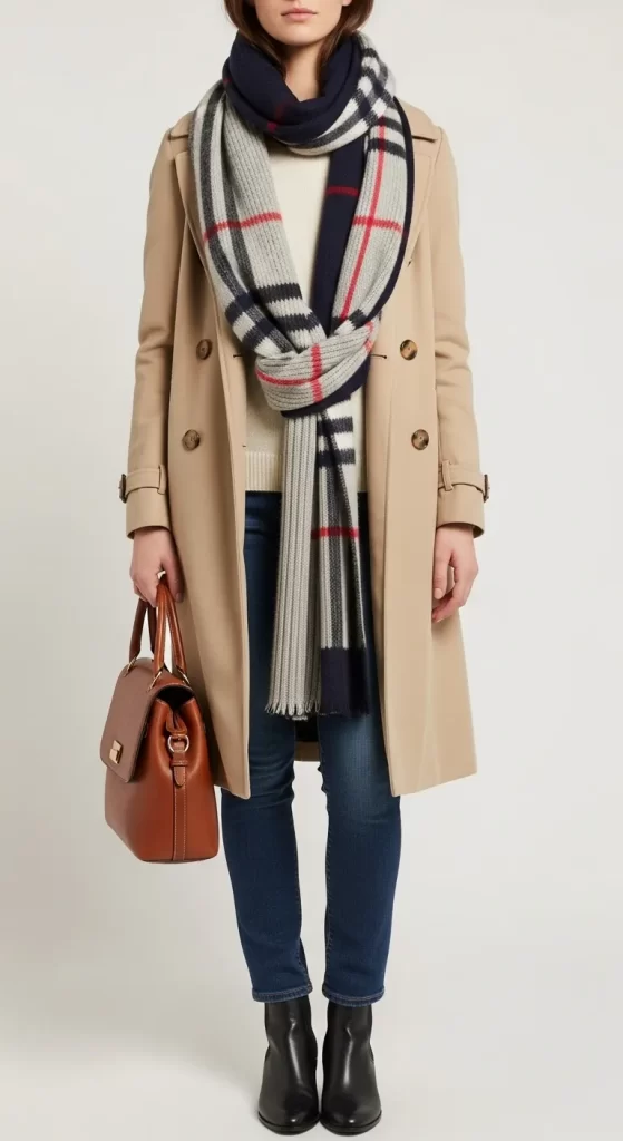 The Timeless Trench & Plaid The Timeless Trench & Plaid