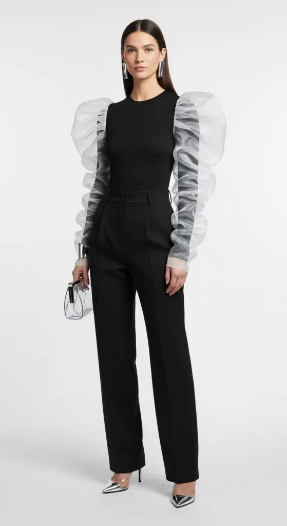 The Dramatic Sleeve Statement Top
