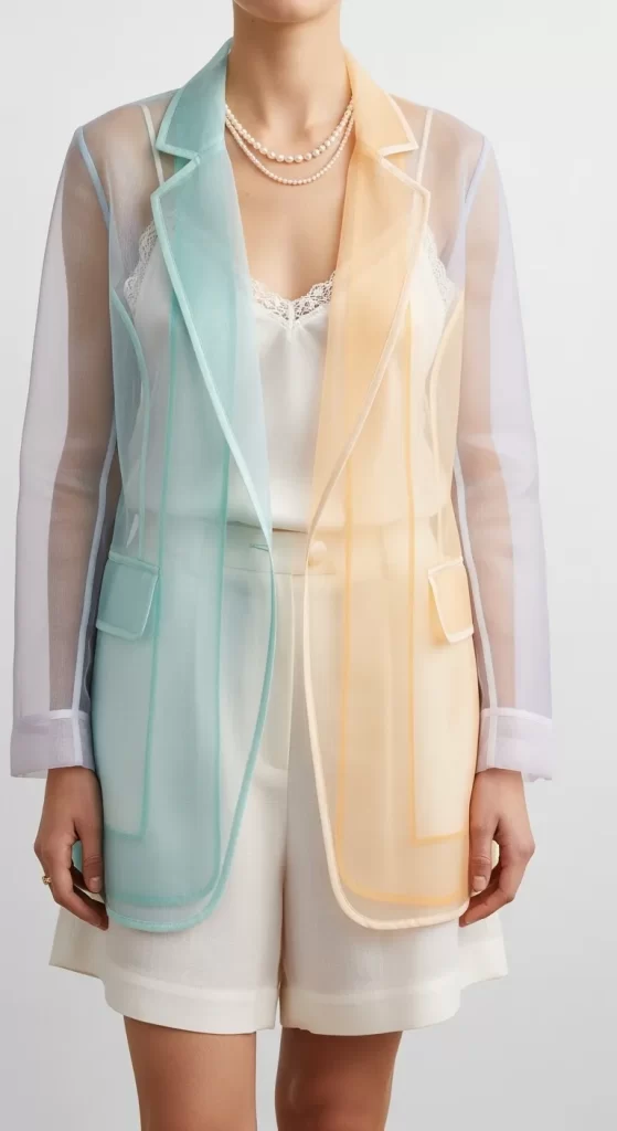 The Ethereal Sheer Blazer The Ethereal Sheer Blazer
