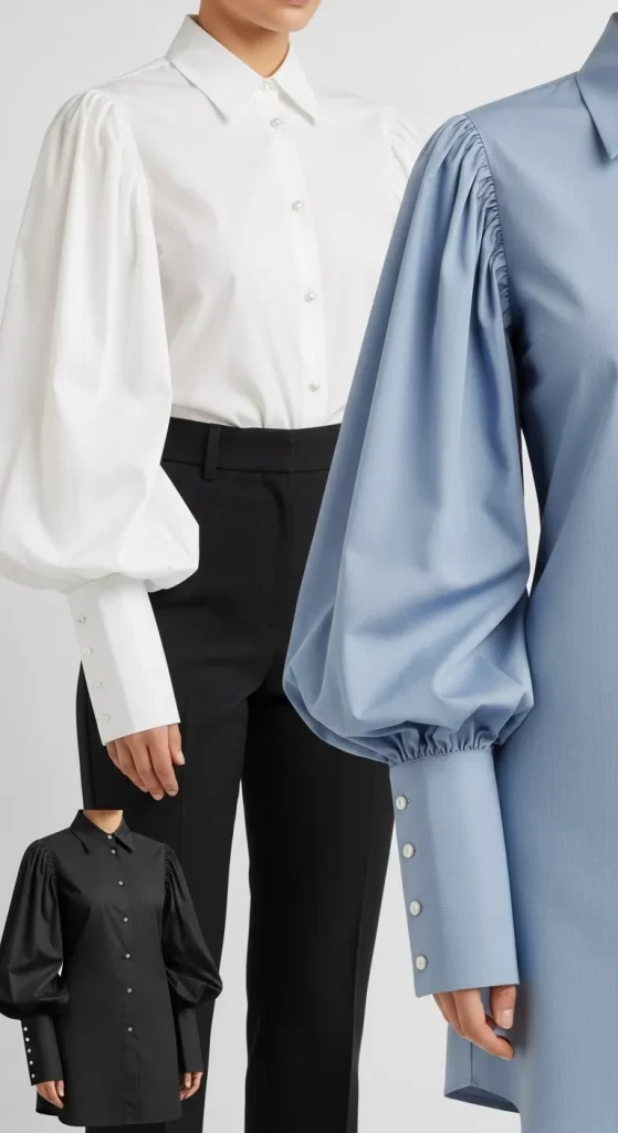 The Statement Bishop-Sleeve Blouse