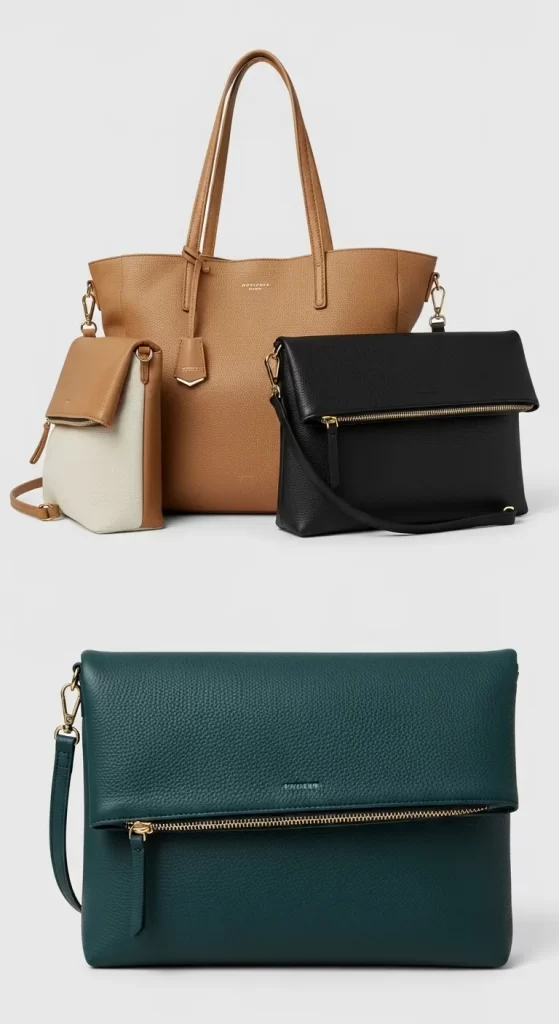 The Fold-Over Convertible Clutch The Fold-Over Convertible Clutch