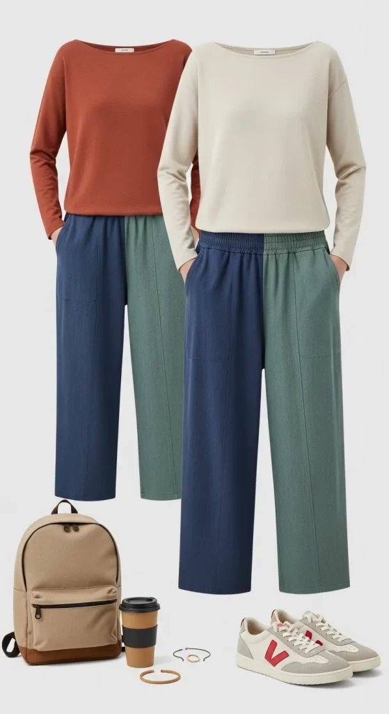 The Relaxed Color-Block Uniform