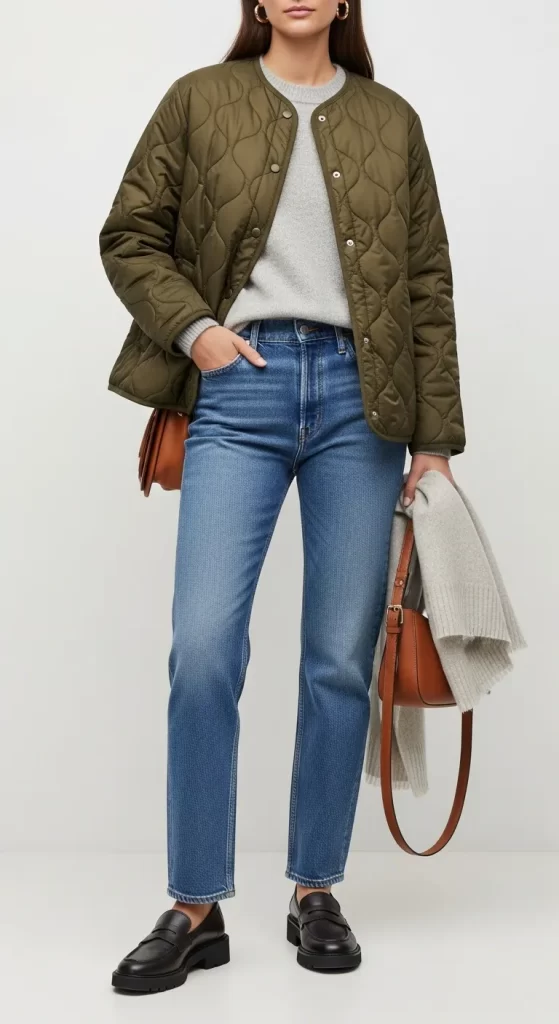 The Quilted Liner Jacket Look The Quilted Liner Jacket Look