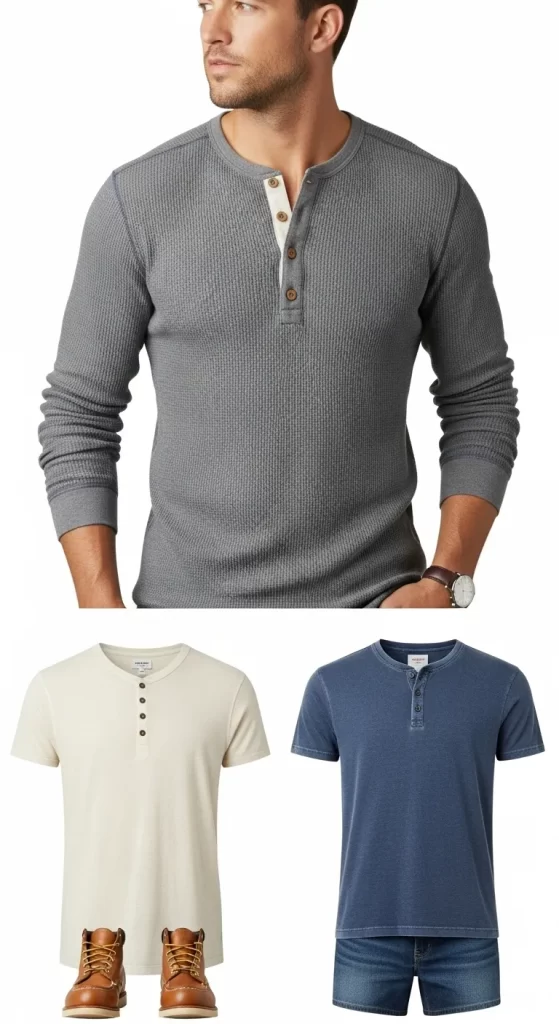 The Rugged Henley Shirt