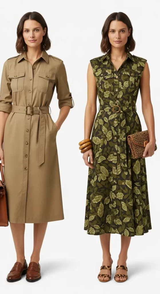 The Safari-Style Shirtdress