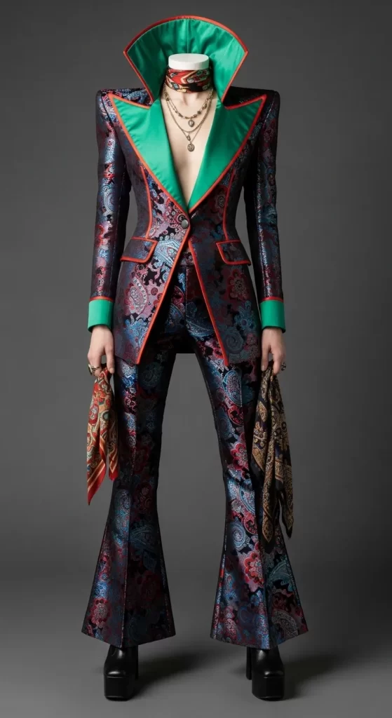 The Psychedelic Paisley Flare Suit The Psychedelic Paisley Flare Suit