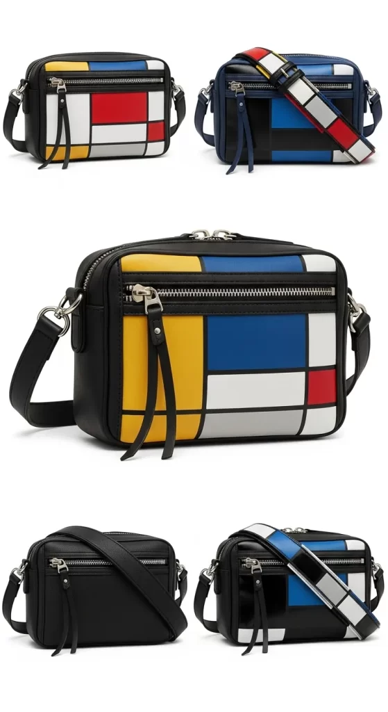 The Geometric Color-Block Crossbody The Geometric Color-Block Crossbody