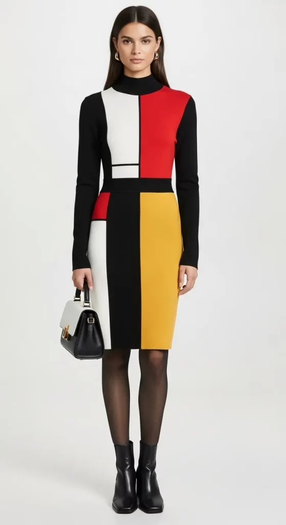 The Modern Art Knit Dress
