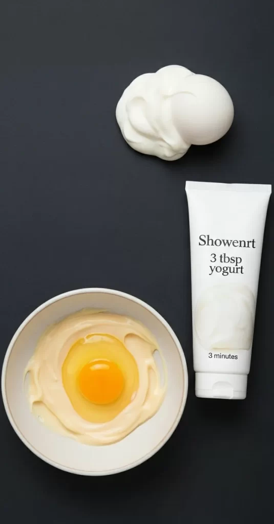 Protein-Rich Egg & Yogurt Hair Mask Protein-Rich Egg & Yogurt Hair Mask
