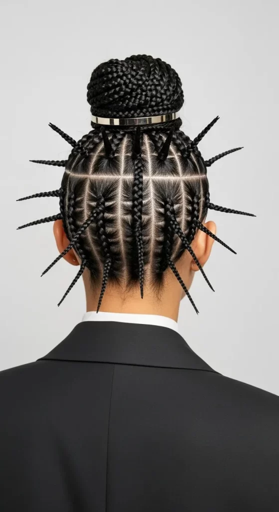 The Avant-Garde Spiked Updo The Avant-Garde Spiked Updo
