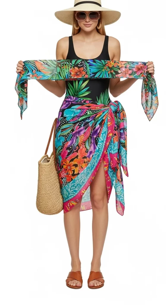 The Classic Sarong Side-Tie Skirt The Classic Sarong Side-Tie Skirt