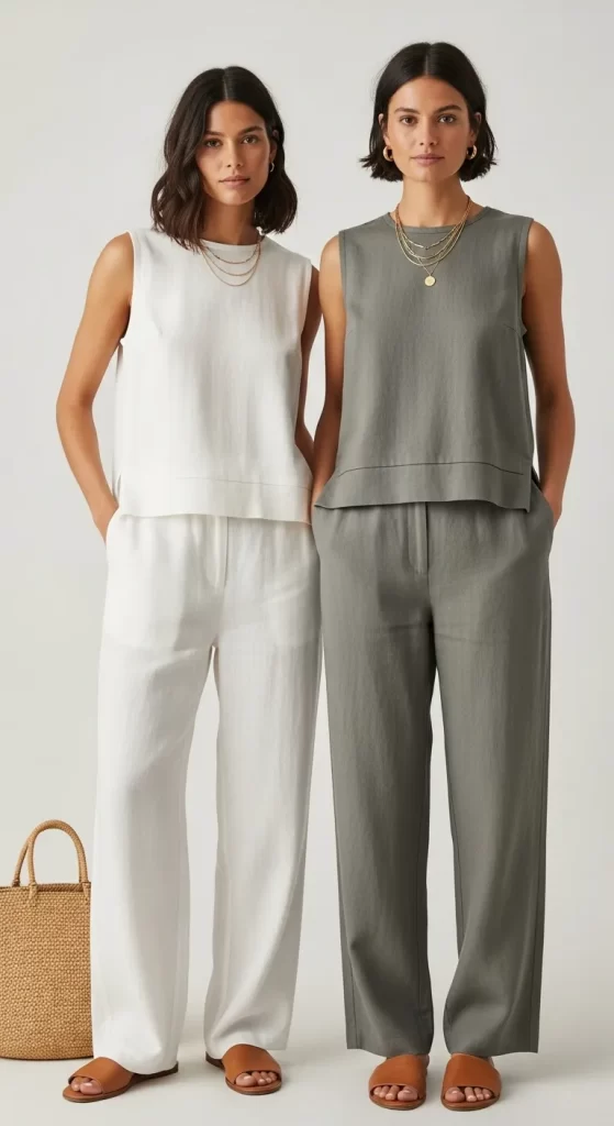 The Sleek Linen Set The Sleek Linen Set