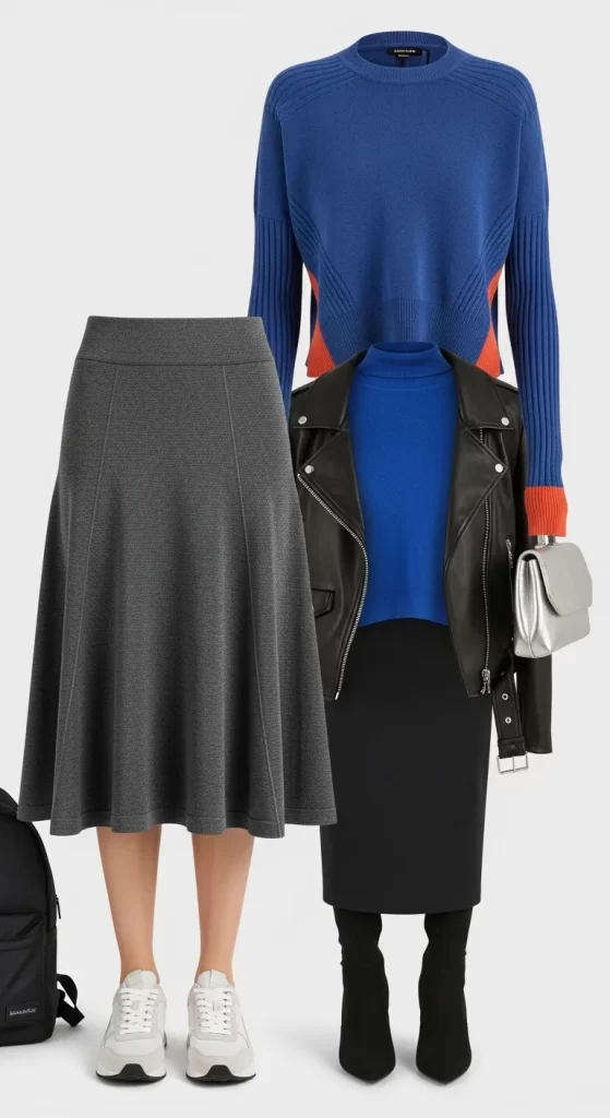 The Go-To A-Line Knit Skirt