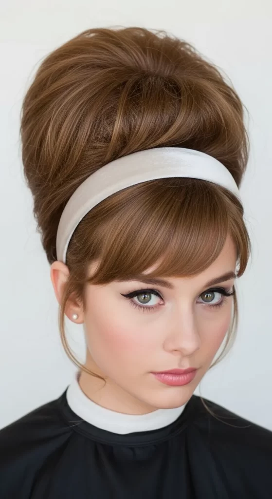 The 1960s Mod Bouffant The 1960s Mod Bouffant