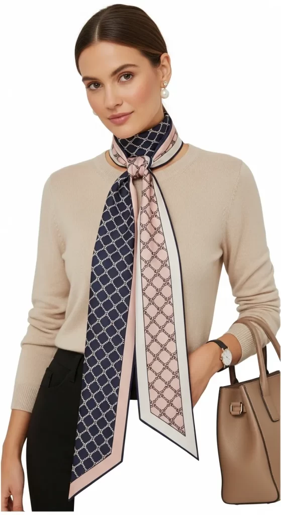 The Two-Tone Ascot Tie The Two-Tone Ascot Tie