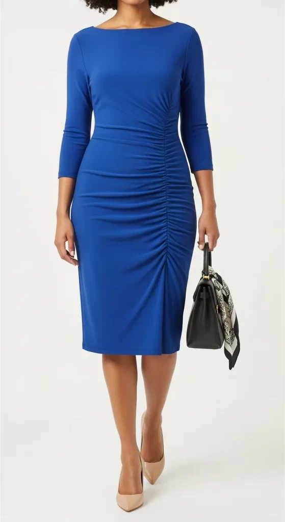 The Ruched Sheath Dress