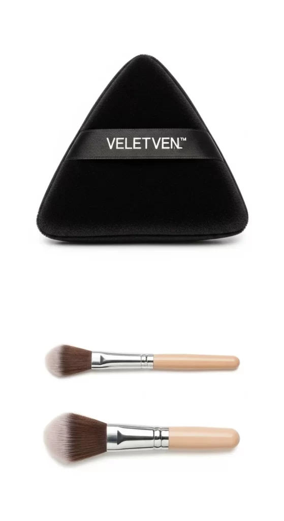 The Powder Puff & Setting Brush Duo