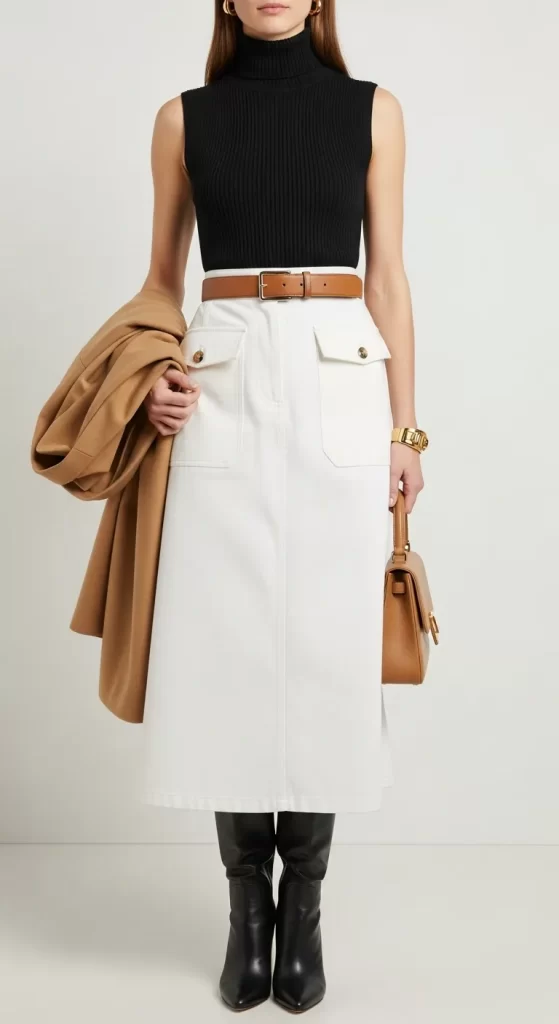 The Polished Utility Skirt The Polished Utility Skirt