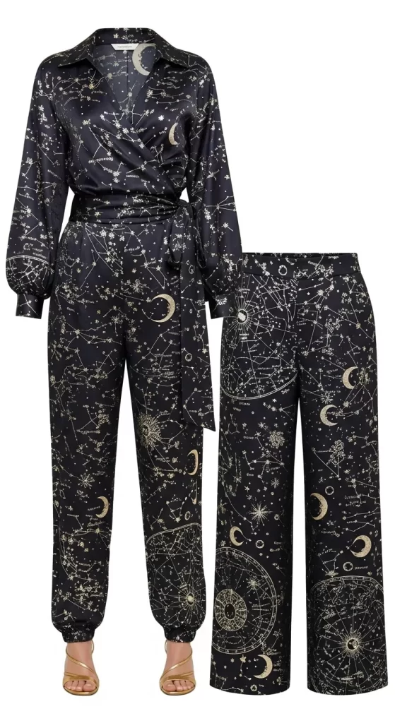 The Celestial Satin Pajama Suit The Celestial Satin Pajama Suit