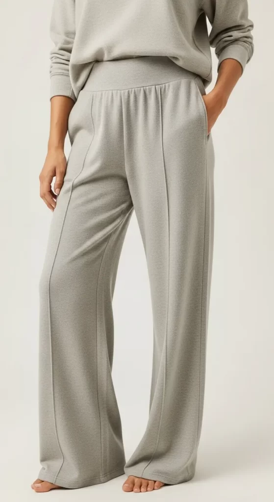  The Elevated Wide-Leg Lounge Trousers