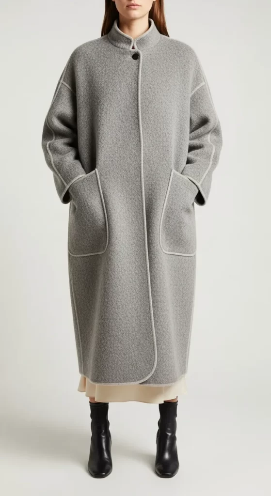The Minimalist Cocoon Coat