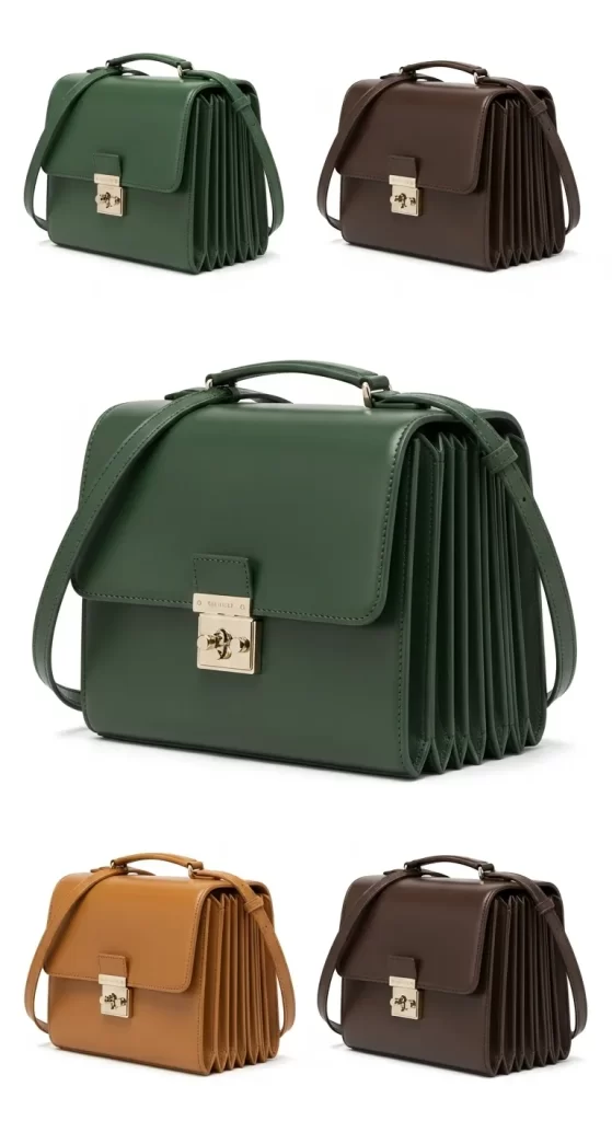 The Structured Accordion Satchel The Structured Accordion Satchel