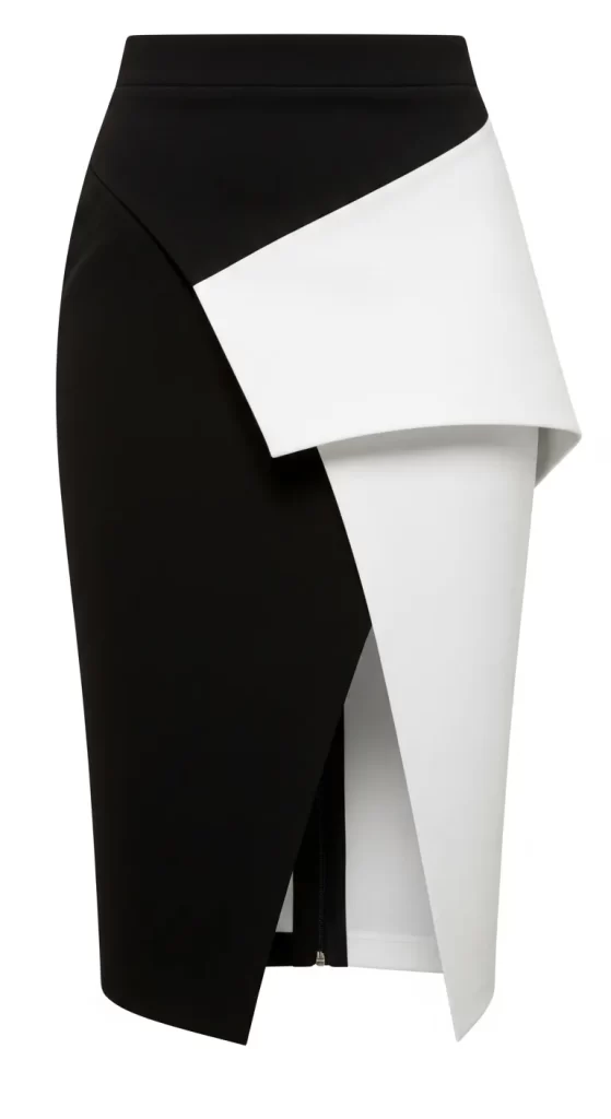 The Sculptural Asymmetrical Pencil Skirt