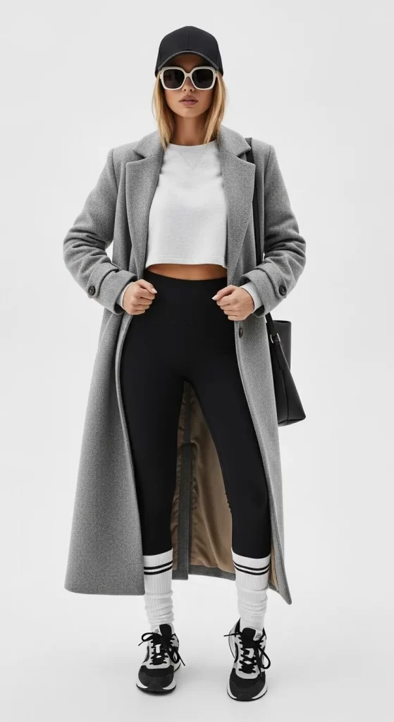 The Streamlined Leggings and Long Coat The Streamlined Leggings and Long Coat