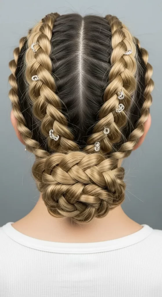 The Double Dutch Braided Bun The Double Dutch Braided Bun