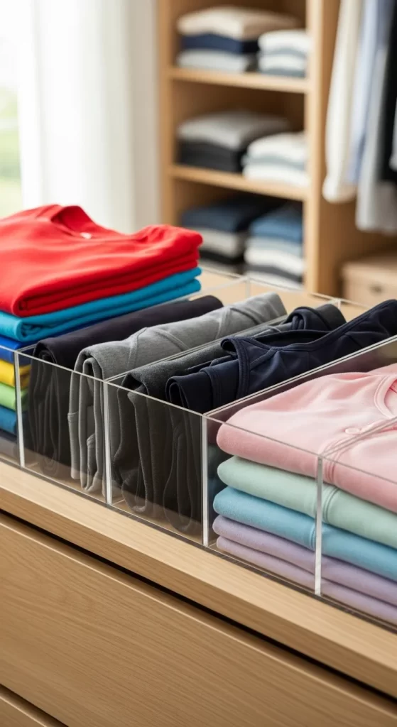 The Crystal-Clear Drawer Divider The Crystal-Clear Drawer Divider