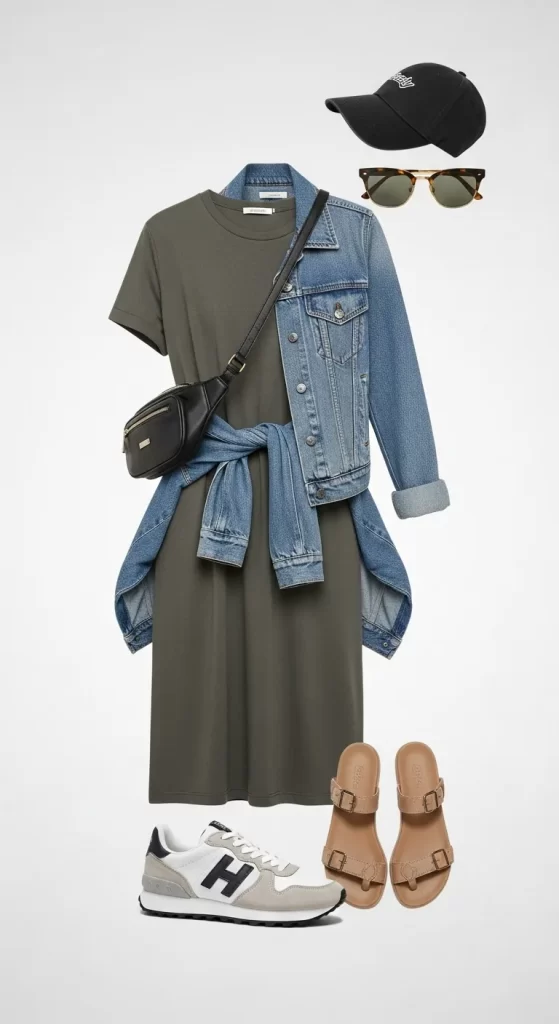 The Versatile T-Shirt Dress The Versatile T-Shirt Dress