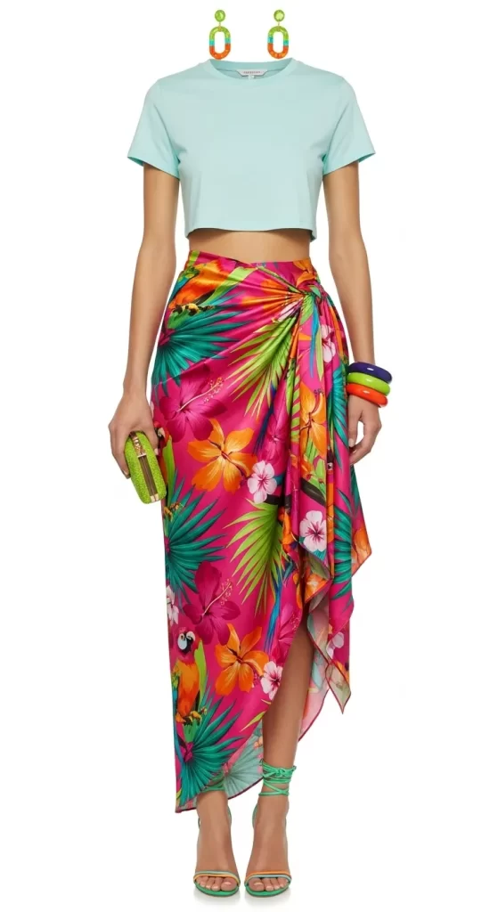 The Tropical Sarong Splash The Tropical Sarong Splash