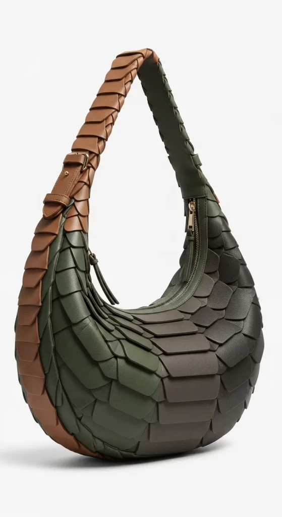 The Dragon Scale Hobo Bag The Dragon Scale Hobo Bag