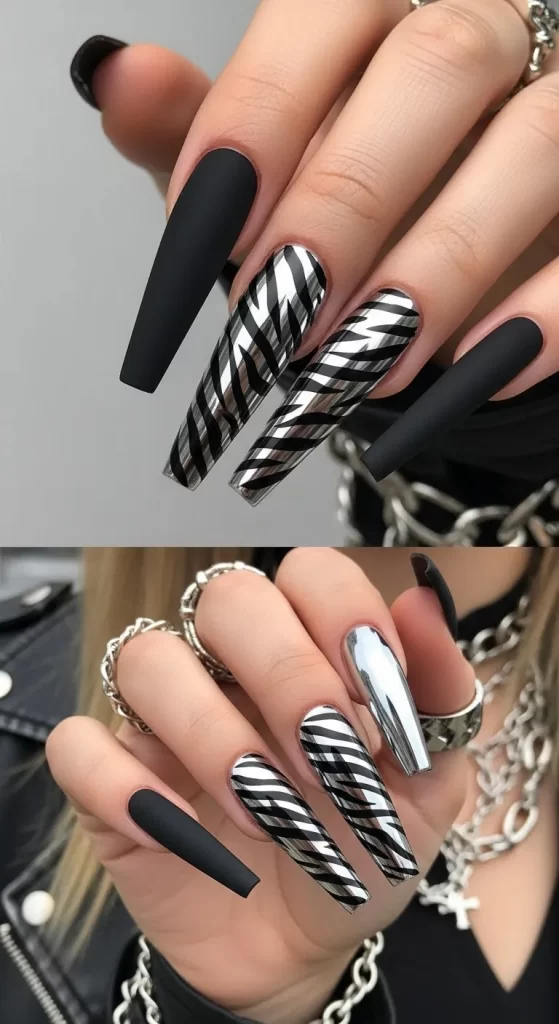 Chrome Zebra Stripes